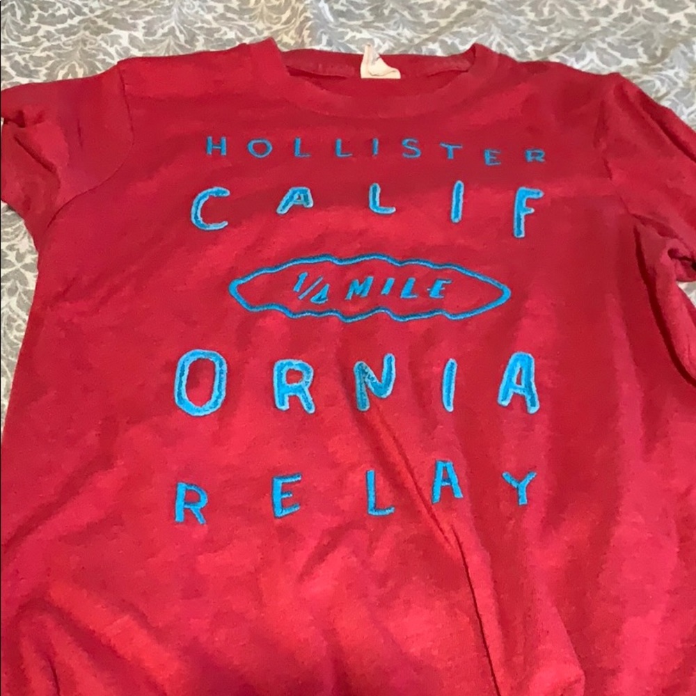 Hollister quarter mile relay shirt size large